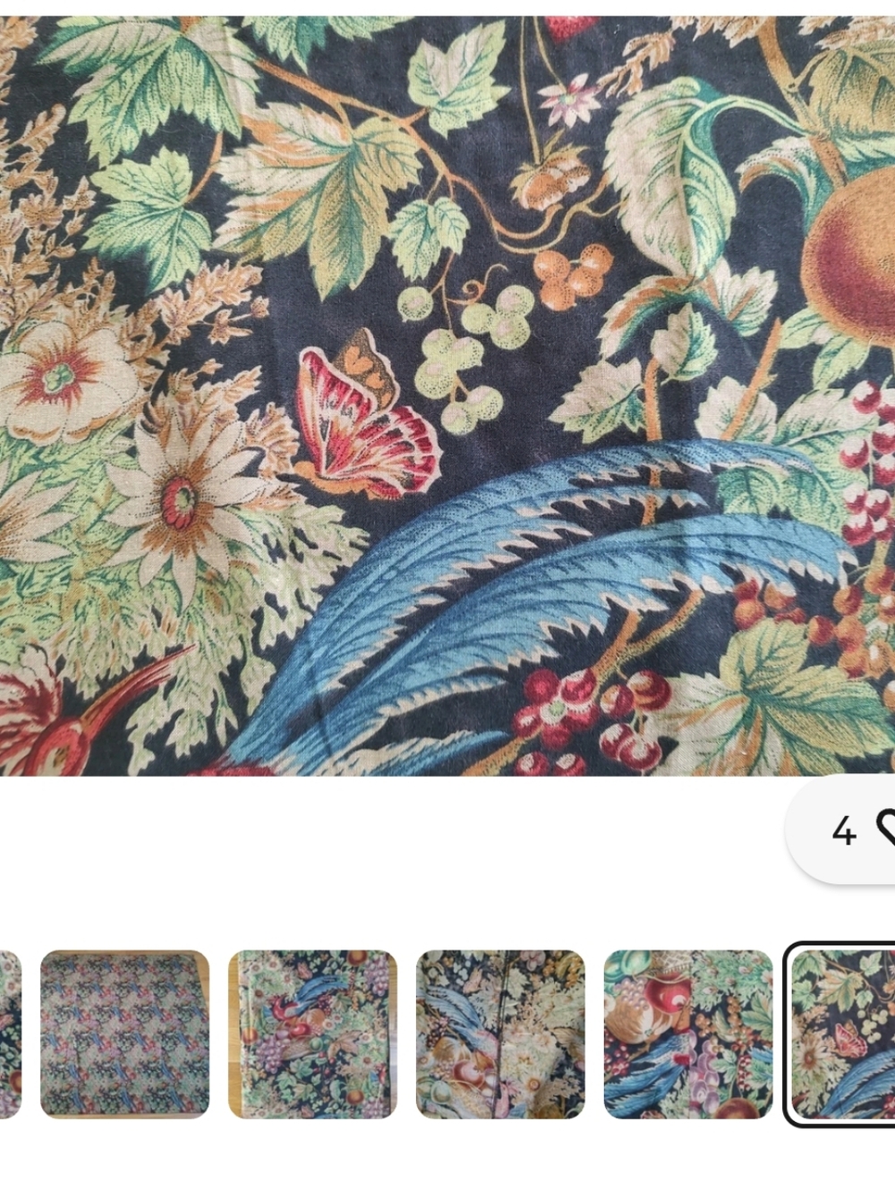 Ralph Lauren Vintage Baker Bird Tablecloth In Black 72 Inches By 75